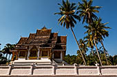 Luang Prabang, Laos  - The Haw Pha Bang the Royal or Palace Chapel is, within the grounds of the Royal Palace Museum. 